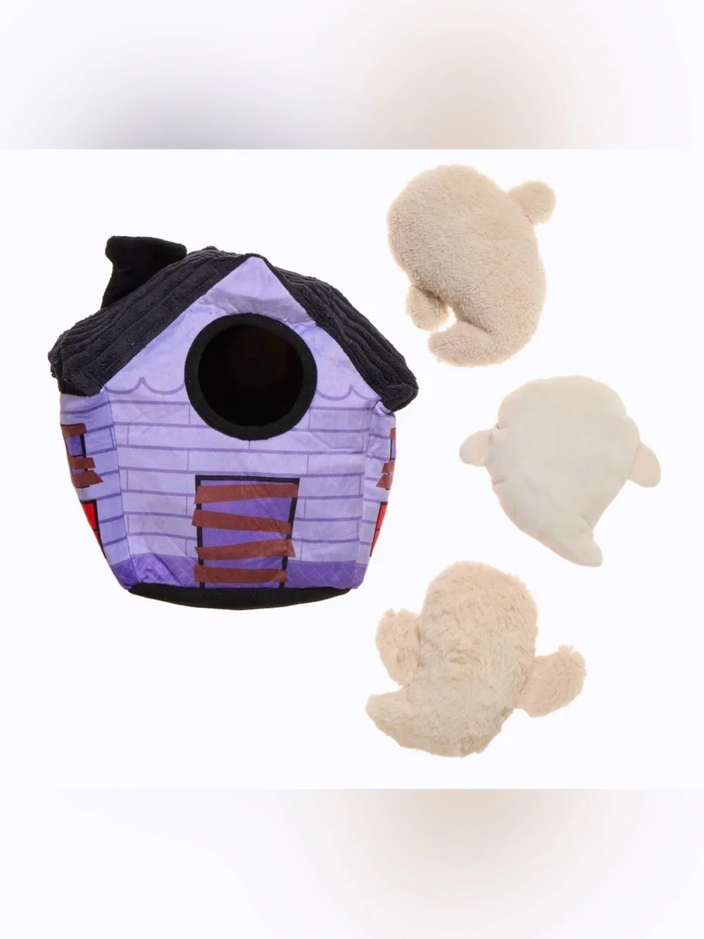 Bark Box XXL Paranormal Snacktivity NEW Multi-part Dog Toy Halloween Haunted Hou